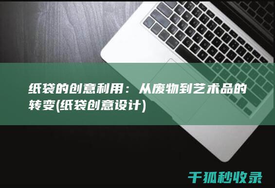 纸袋的创意利用：从废物到艺术品的转变 (纸袋创意设计)